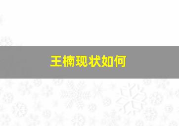 王楠现状如何