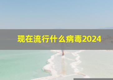 现在流行什么病毒2024