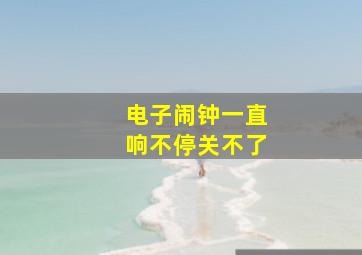 电子闹钟一直响不停关不了