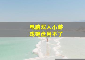 电脑双人小游戏键盘用不了