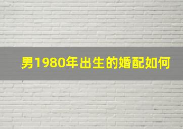 男1980年出生的婚配如何