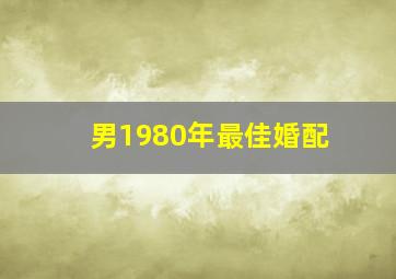 男1980年最佳婚配