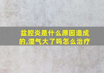 盆腔炎是什么原因造成的,湿气大了吗怎么治疗