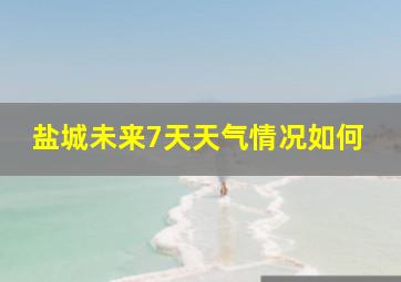 盐城未来7天天气情况如何