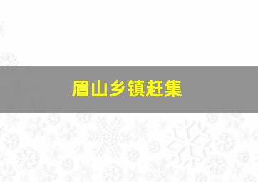 眉山乡镇赶集