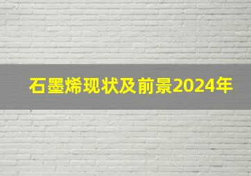 石墨烯现状及前景2024年