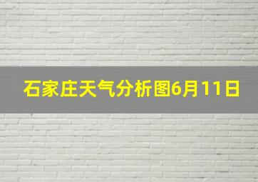 石家庄天气分析图6月11日