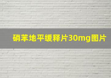 硝苯地平缓释片30mg图片