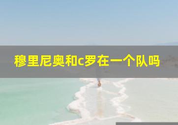 穆里尼奥和c罗在一个队吗