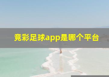 竞彩足球app是哪个平台