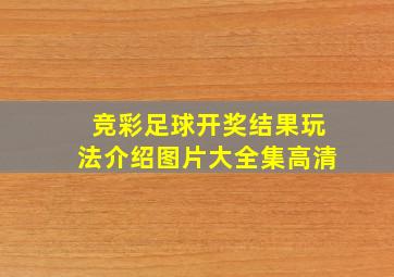 竞彩足球开奖结果玩法介绍图片大全集高清