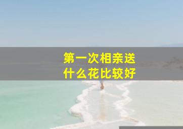 第一次相亲送什么花比较好