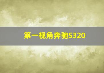 第一视角奔驰S320