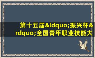 第十五届“振兴杯”全国青年职业技能大赛