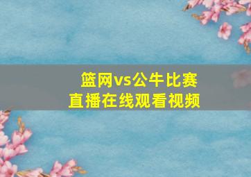 篮网vs公牛比赛直播在线观看视频