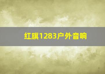 红旗1283户外音响