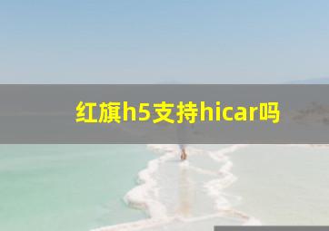 红旗h5支持hicar吗