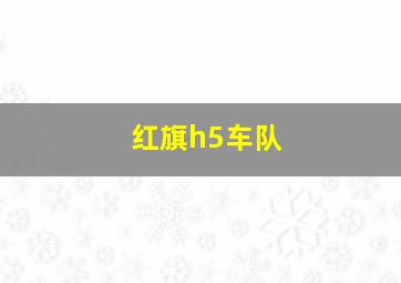 红旗h5车队