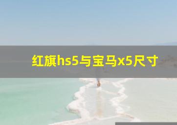 红旗hs5与宝马x5尺寸