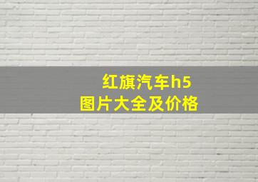 红旗汽车h5图片大全及价格