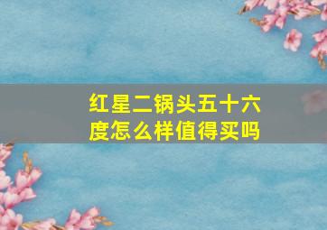 红星二锅头五十六度怎么样值得买吗