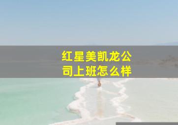 红星美凯龙公司上班怎么样