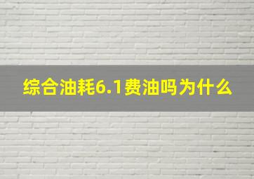 综合油耗6.1费油吗为什么