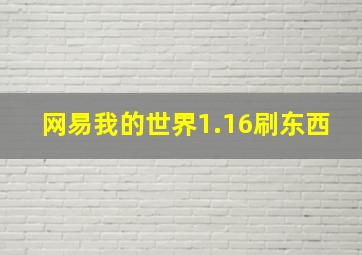 网易我的世界1.16刷东西