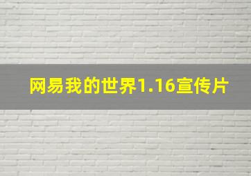 网易我的世界1.16宣传片