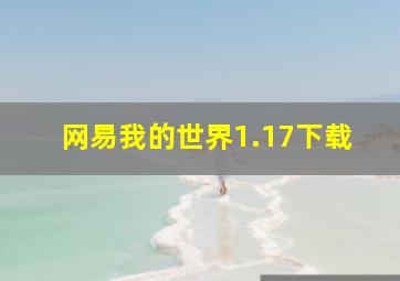 网易我的世界1.17下载