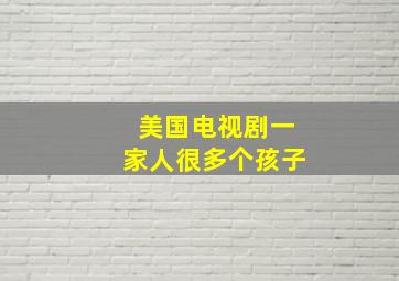 美国电视剧一家人很多个孩子