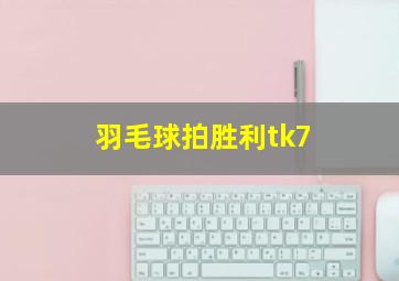 羽毛球拍胜利tk7