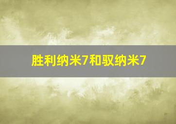 胜利纳米7和驭纳米7