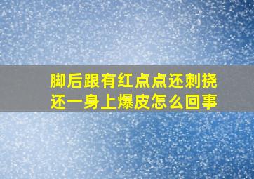 脚后跟有红点点还刺挠还一身上爆皮怎么回事