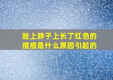 脸上脖子上长了红色的痘痘是什么原因引起的