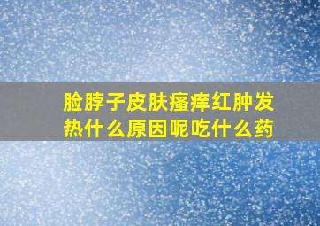 脸脖子皮肤瘙痒红肿发热什么原因呢吃什么药