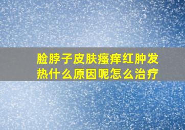 脸脖子皮肤瘙痒红肿发热什么原因呢怎么治疗