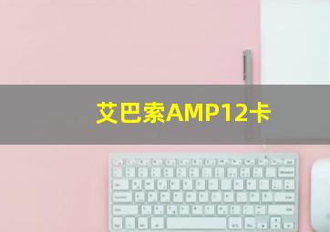 艾巴索AMP12卡