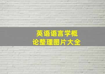 英语语言学概论整理图片大全