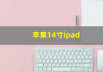 苹果14寸ipad