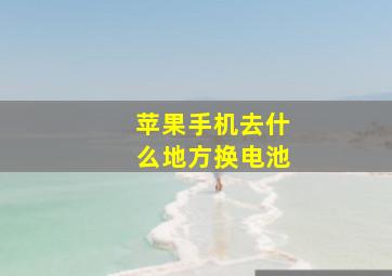 苹果手机去什么地方换电池