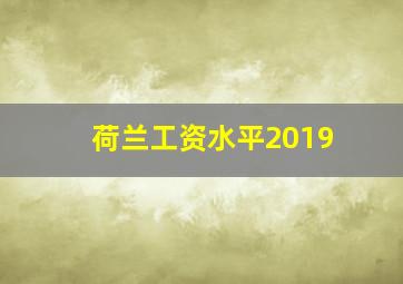 荷兰工资水平2019