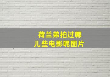 荷兰弟拍过哪儿些电影呢图片