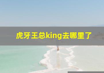 虎牙王总king去哪里了