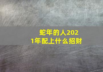 蛇年的人2021年配上什么招财