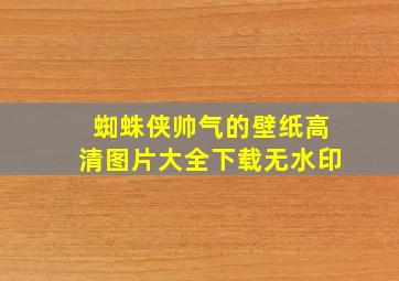 蜘蛛侠帅气的壁纸高清图片大全下载无水印