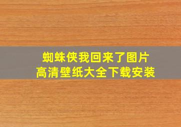 蜘蛛侠我回来了图片高清壁纸大全下载安装