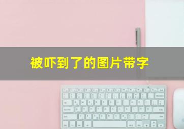 被吓到了的图片带字