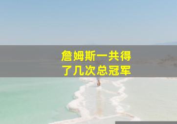 詹姆斯一共得了几次总冠军