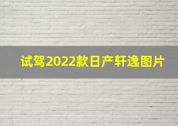 试驾2022款日产轩逸图片